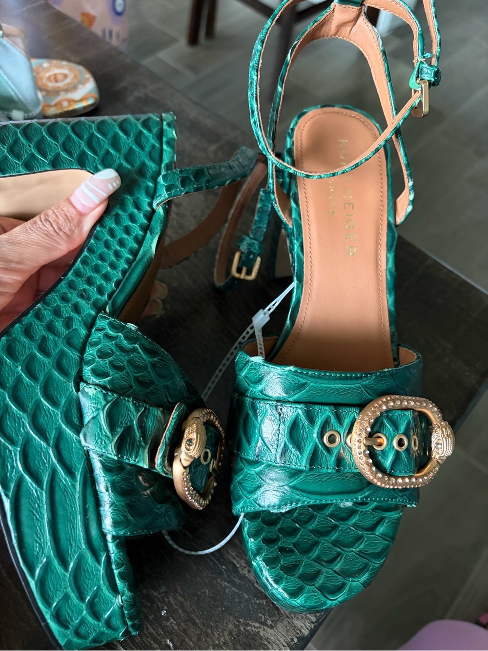 Kurt Geiger London Greenwich platform sandals - Picture 4 of 10